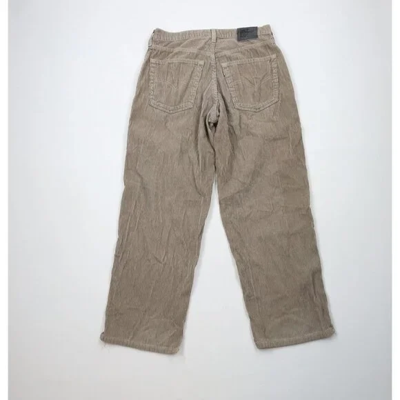 Vtg 90s Levis SilverTab Mens 32x30 Distressed Baggy Wide Leg Corduroy Pants USA